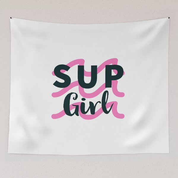 Item preview, SUP girl paddle surfing stand up paddle  designed and sold by Tropical Blood.