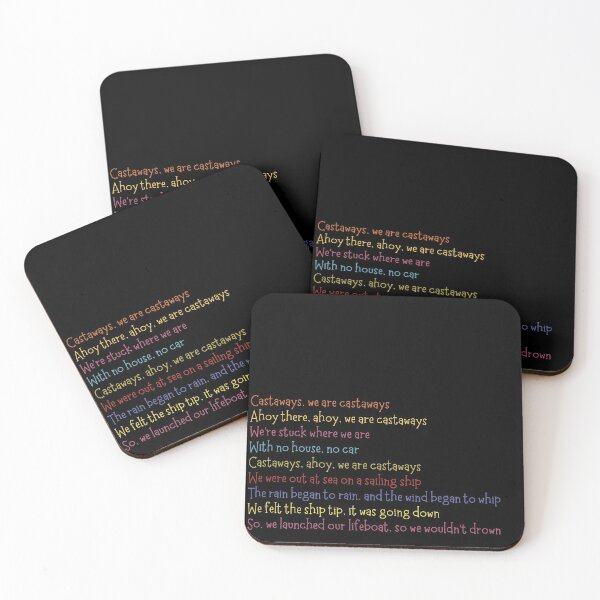 Item preview, Colorful Castaways Backyardigans Sticker tiktok song lyrics designed and sold by cherryblue.