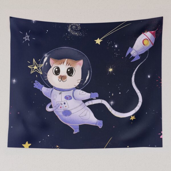Item preview, Cat Astronaut designed and sold by BookBuzz.