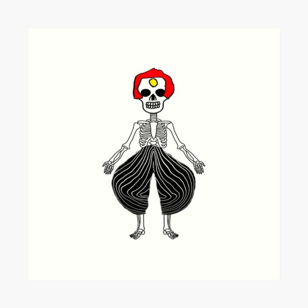 Skeleton 1 Art Print