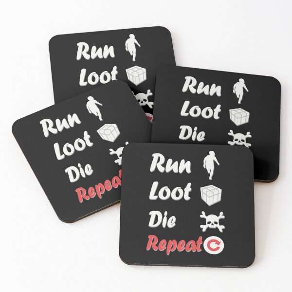 Item preview, Run Loot Die Repeat, Survival mode gaming designed and sold by Docartdesign.