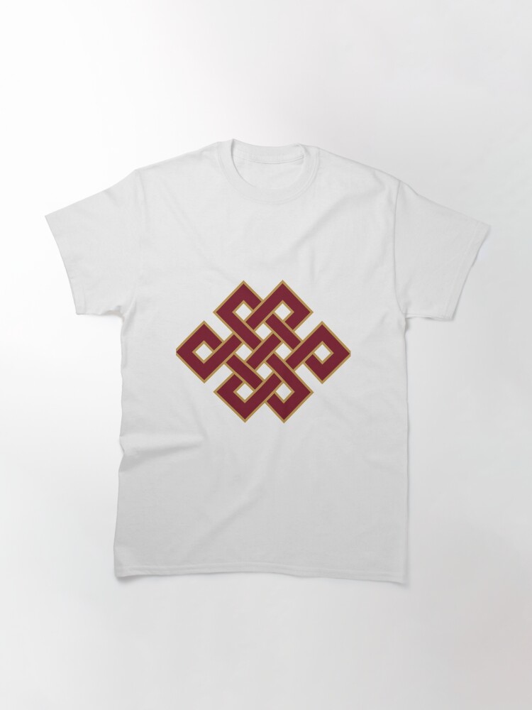 Alternate view of Buddhist Endless Knot Classic T-Shirt