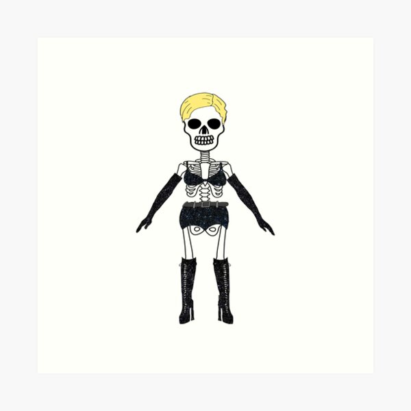Skeleton 2 Art Print