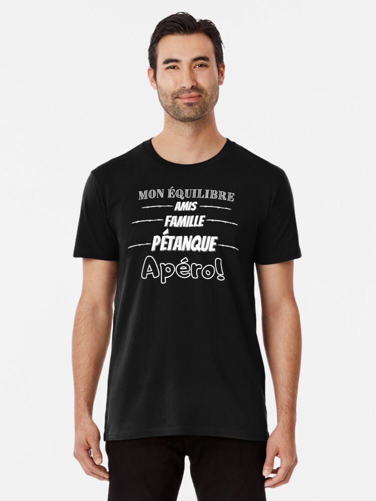 petanque t-shirt humor gift mon equilibre" T-shirt for Sale by 4thSquare | Redbubble | t-shirts - humor - quote