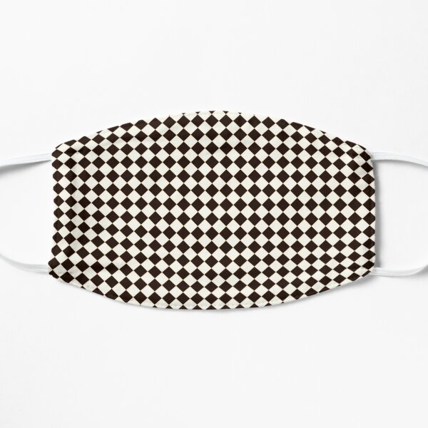 Gold And Black Artdeco Geometric essentiel Flat Mask