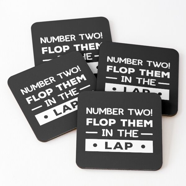 Item preview, Rule Number Two! Flop Them In The Lap (White) designed and sold by FilipeFerreira.