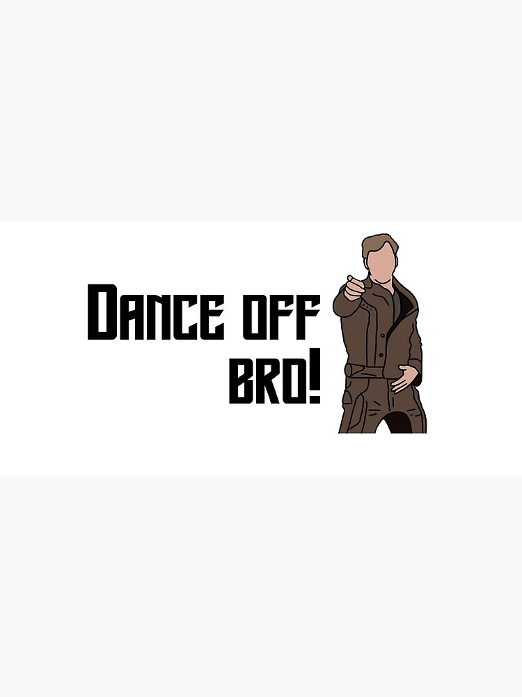 "Dance Off, Bro! Coloured" Poster for Sale by juglow95 Redbubble