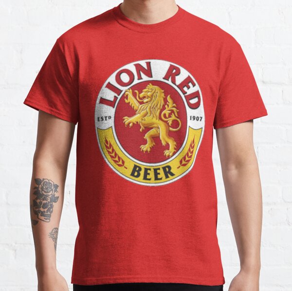 lion red t shirt