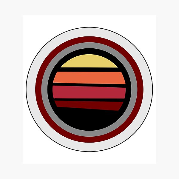 Item preview, African Sunset Circle - Graphic designed and sold by ArtDesign-ZA.