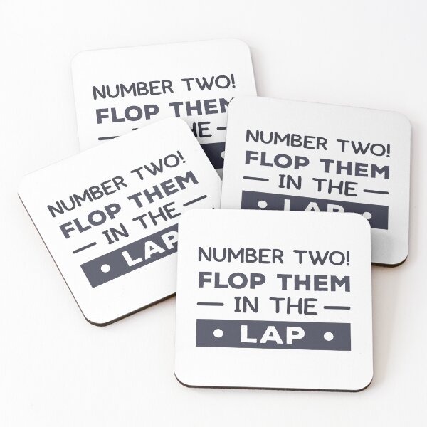 Item preview, Rule Number Two! Flop Them In The Lap (Blue) designed and sold by FilipeFerreira.