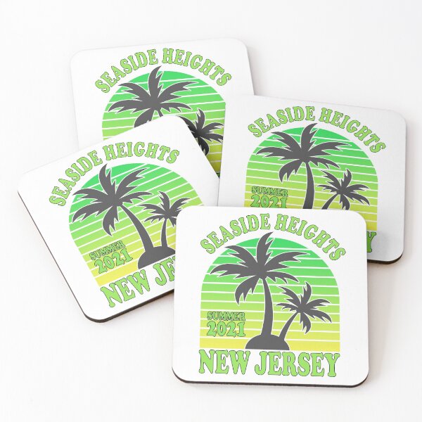 Item preview, SUMMER 2021: Seaside Heights, New Jersey Vintage Jersey Shore Palm Trees Garden State Retro Sunset designed and sold by ZEROXCOOL.