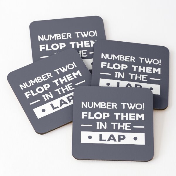 Item preview, Rule Number Two! Flop Them In The Lap (Blue BG) designed and sold by FilipeFerreira.