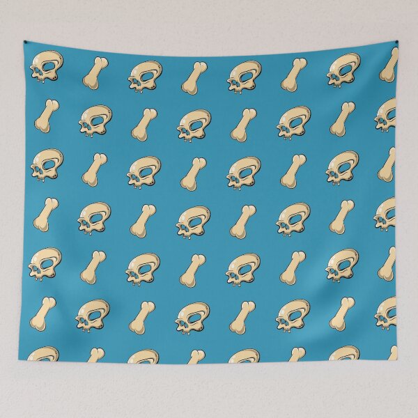 Item preview, Skull N Bones Pattern (No Background Colour) designed and sold by doodleeightytwo.