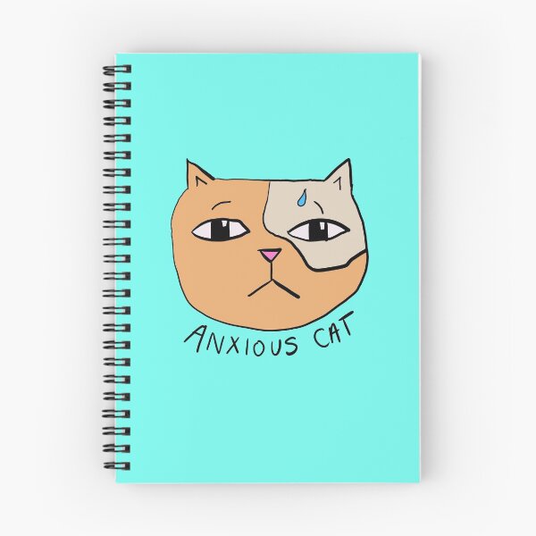 Item preview, Anxious cat designed and sold by Stuckinadream.
