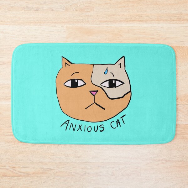 Item preview, Anxious cat designed and sold by Stuckinadream.