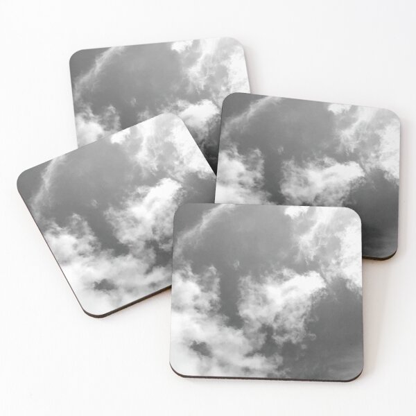 Item preview, Black and White Summer Clouds designed and sold by CiaraPrints.