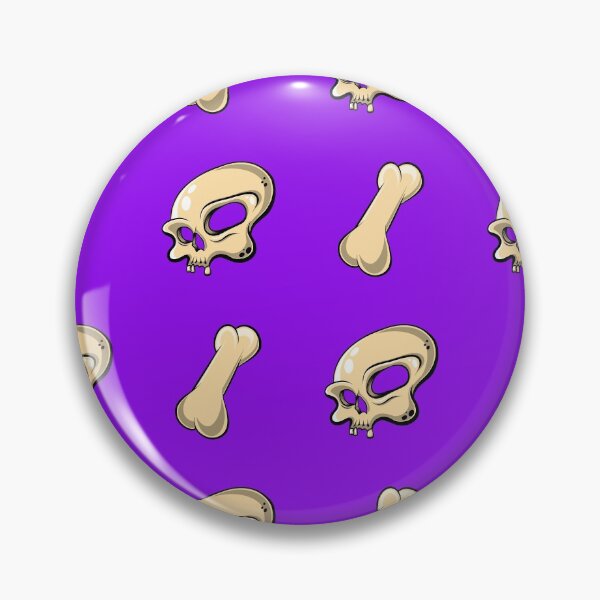 Item preview, Skull N Bones Pattern (Purple Edition) designed and sold by doodleeightytwo.