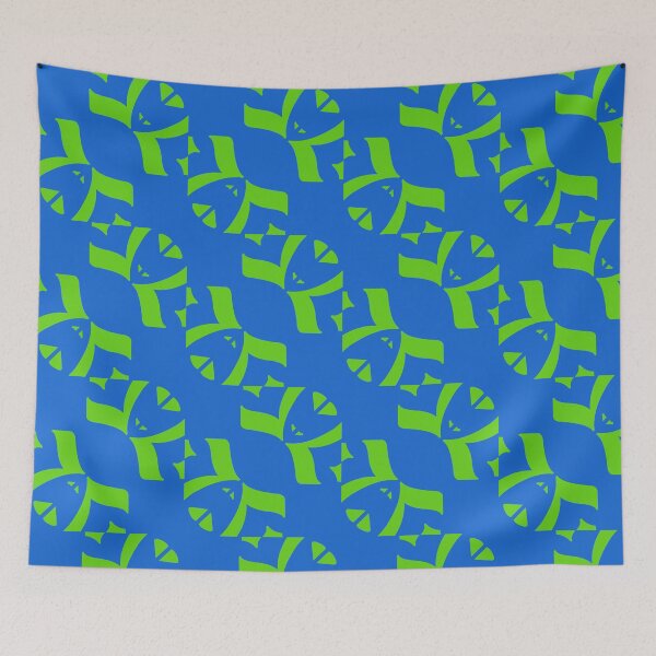 Item preview, Detour Blue and Green Pattern designed and sold by Sector18.