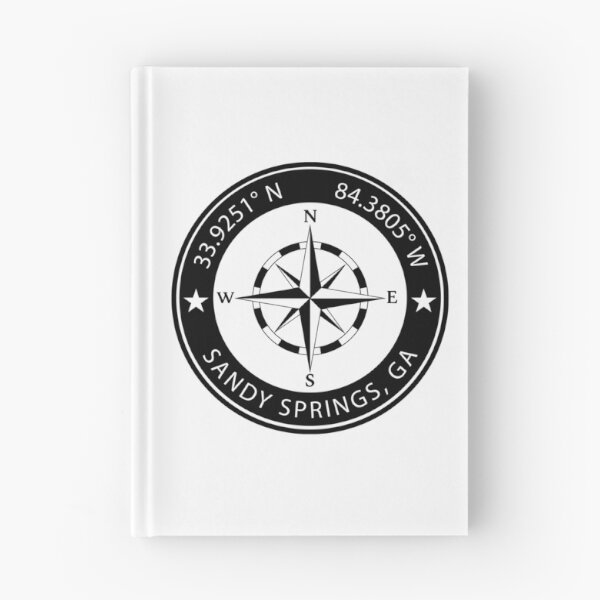 Item preview, Sandy Springs, Georgia Geographical Coordinates designed and sold by TeeOhGraphics.