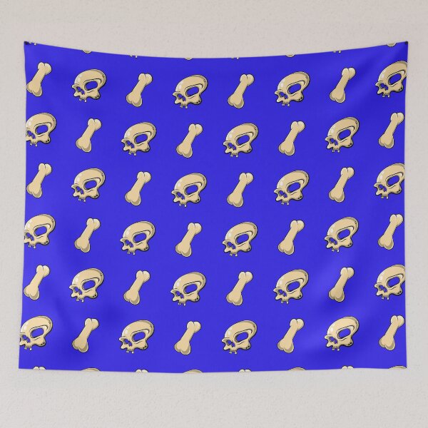 Item preview, Skull N Bones Pattern (Blue Edition) designed and sold by doodleeightytwo.