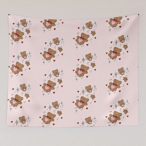 Item preview, bear cartoon coloured designed and sold by y2kdiariesbyliz.