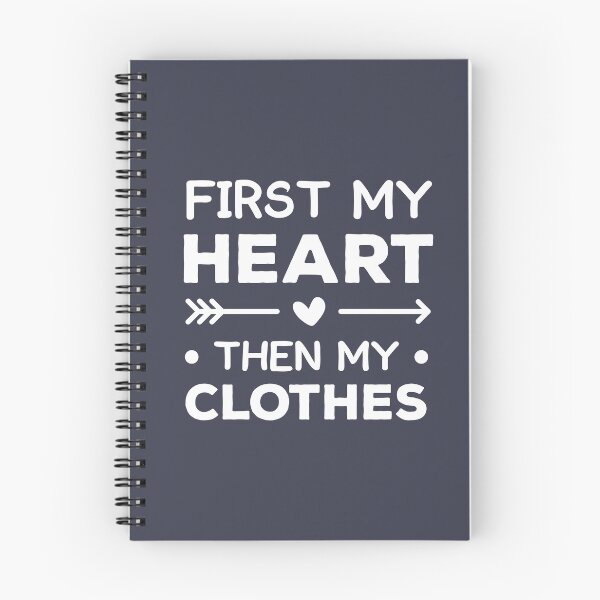 Item preview, First My Heart, Then My Clothes (Blue BG) designed and sold by FilipeFerreira.