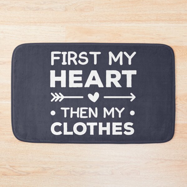 Item preview, First My Heart, Then My Clothes (Blue BG) designed and sold by FilipeFerreira.