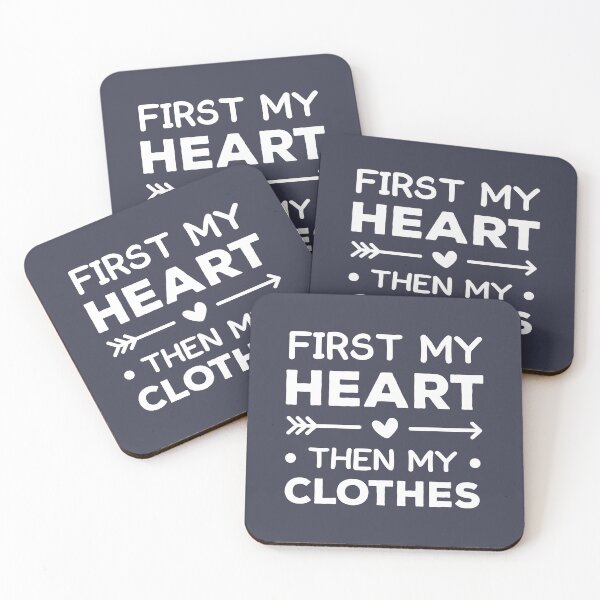 Item preview, First My Heart, Then My Clothes (Blue BG) designed and sold by FilipeFerreira.