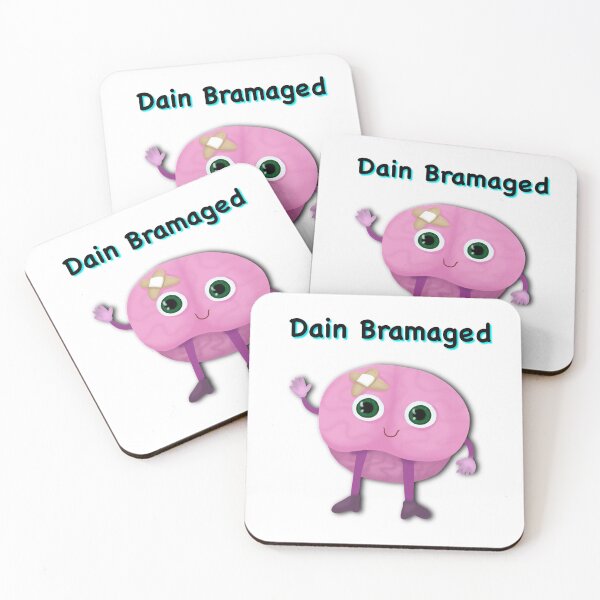 Item preview, Dain Bramaged - Brain Damage Humor designed and sold by EmyBeeDesigns.