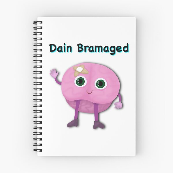 Item preview, Dain Bramaged - Brain Damage Humor designed and sold by EmyBeeDesigns.
