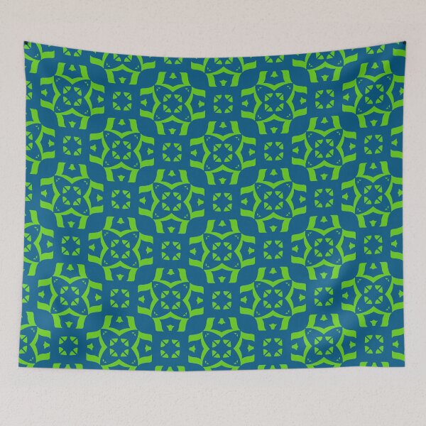 Item preview, Zero Downtime Blue and Green Pattern designed and sold by Sector18.