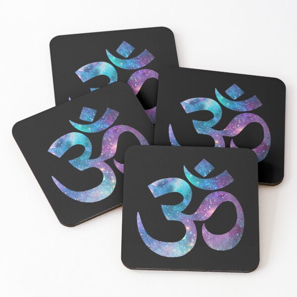 Item preview, Cosmic Yoga Meditation - Galaxy OM  designed and sold by FlyingFoxDesign.