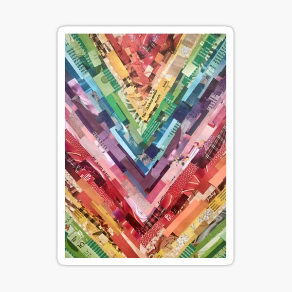Item preview, Rainbow Collage (Angular) designed and sold by pamelarmarino.