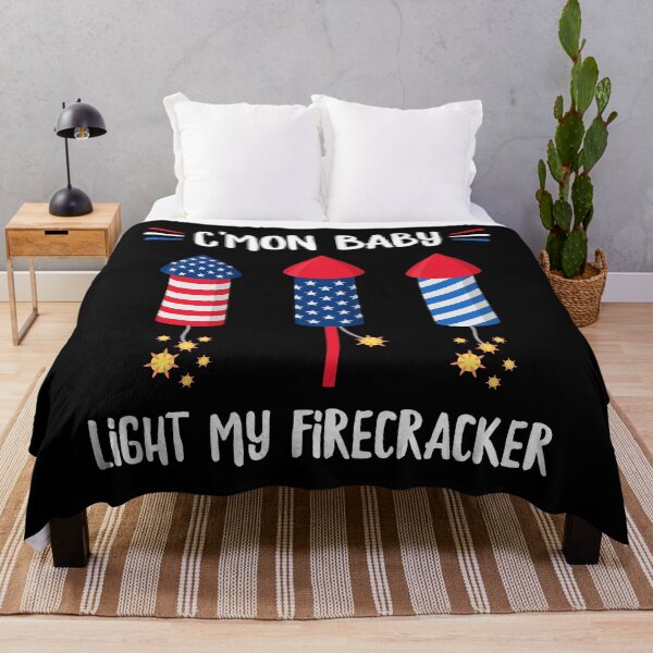 Item preview, C'mon Baby Light My Firecracker July 4th designed and sold by StudioTina.