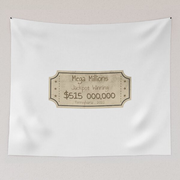 Item preview, Mega Millions jackpot winning ticket designed and sold by eajob.