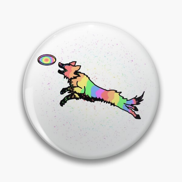 Item preview, Jumping Rainbow dog designed and sold by CabooseNori.