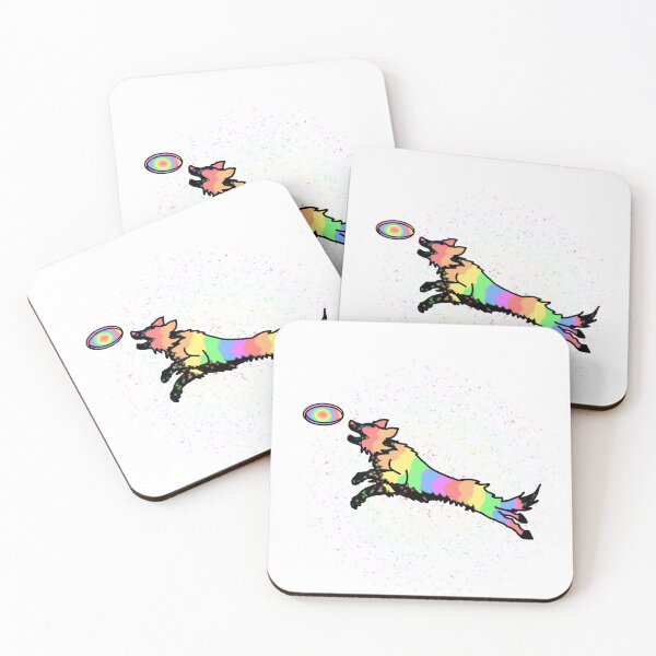 Item preview, Jumping Rainbow dog designed and sold by CabooseNori.
