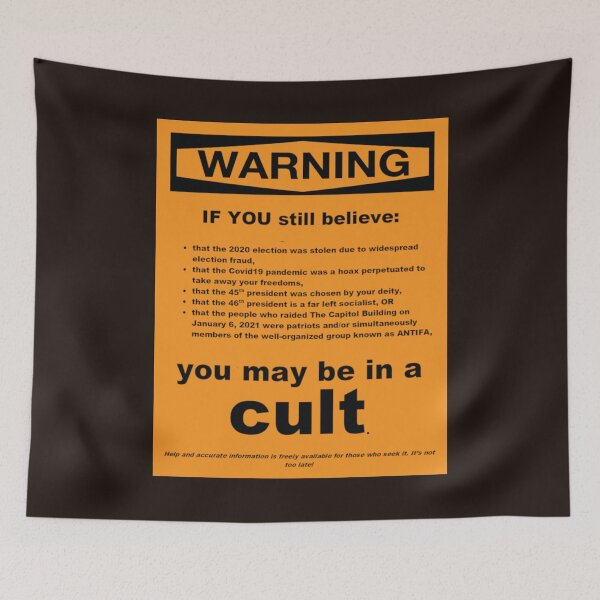 Item preview, Warning! It's a Cult! designed and sold by KBwiththeTees.