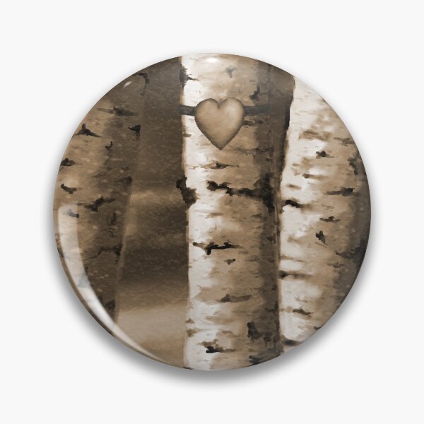 Item preview, Silver Sepia Trees with Heart designed and sold by JzArt.