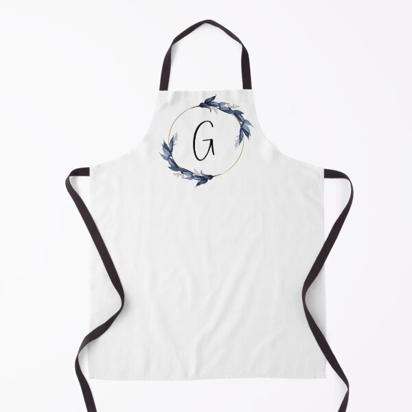 Item preview, Monogram with blue leaves letter G designed and sold by JustSeasons.