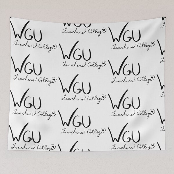 Artikelvorschau, WGU Teachers College (schwarzes Logo) entworfen und verkauft von Kelly Tappero.