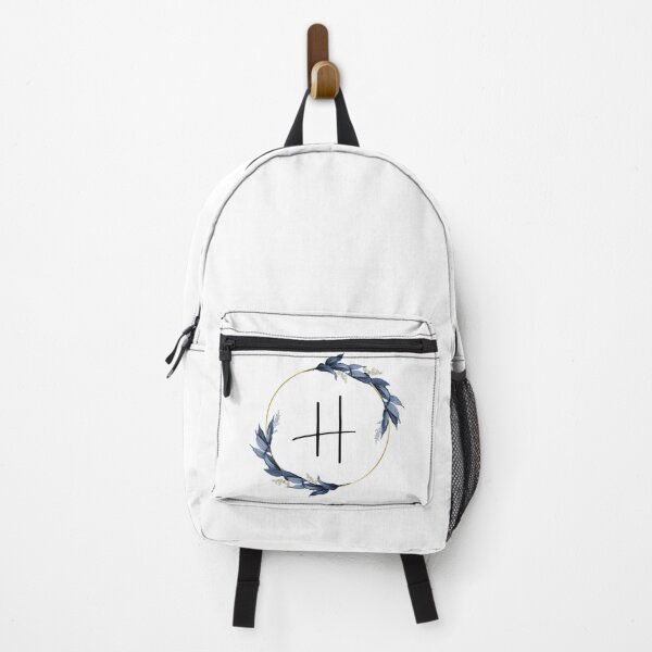 Item preview, Monogram with blue leaves letter H designed and sold by JustSeasons.