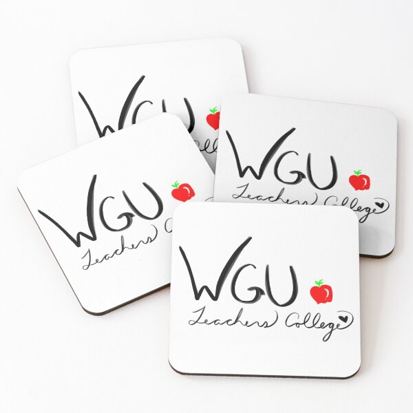 Item preview, WGU Teachers College - Simple Logo with Apple designed and sold by Kelly Tappero.