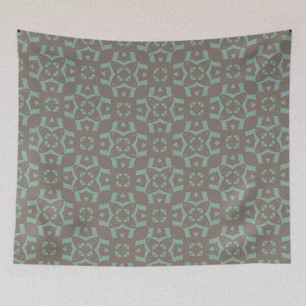 Item preview, Zero Downtime Slate Green and Brown Pastel Pattern designed and sold by Sector18.