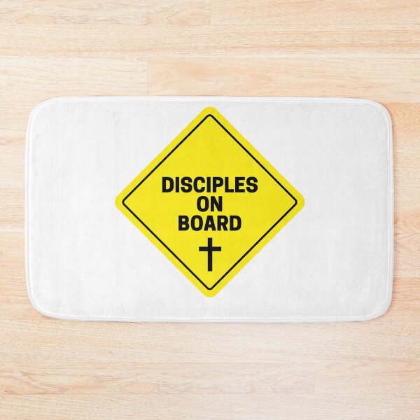 Item preview, Disciples on Board Yellow Precautional Signal  designed and sold by missionbear.