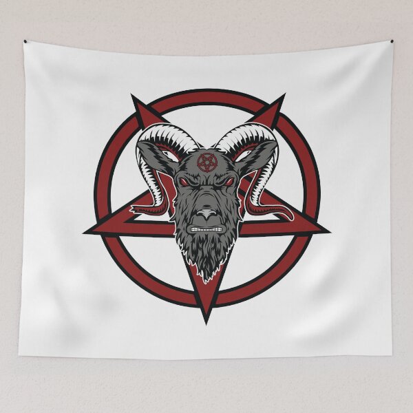 Item preview, Pentagram goat light color designed and sold by Ayosaba.