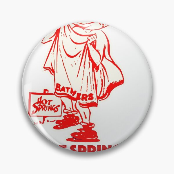 Item preview, HOT SPRINGS BATHERS VINTAGE SHIRT AND STICKER  designed and sold by BraveryisBold.
