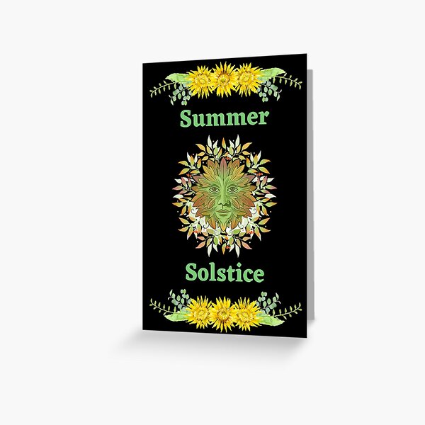 Item preview, Summer Solstice Green Man Sunflower Design  designed and sold by Donnam5044.