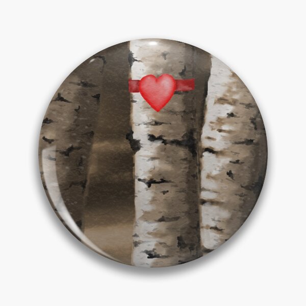 Item preview, Silver Sepia Trees & Red Heart designed and sold by JzArt.