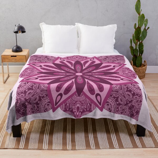 Item preview, Pink flower mandala. designed and sold by Jaded Willow.